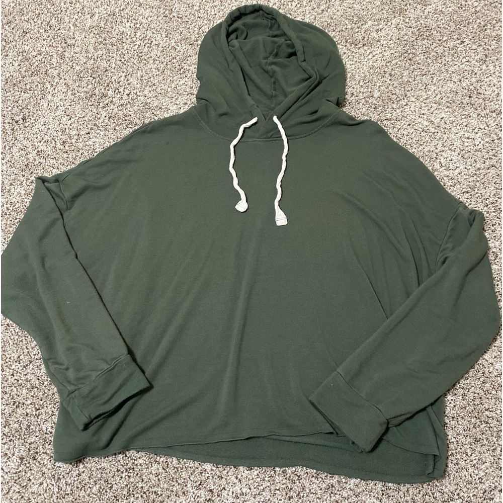Army Green Hoodie Long Sleeve